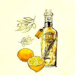Olive oil and lemons