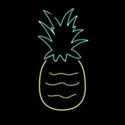 Neon pineapple