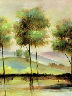 Trees near the lake