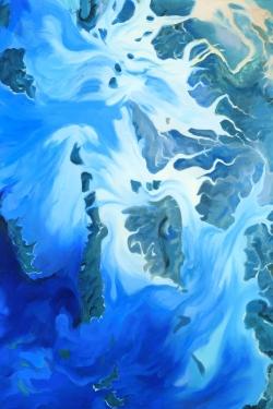 Satellite view of the mergui islands