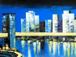 Skyline of lower manhattan