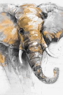 Magnifique éléphant doré