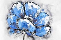 Abstract blue petals