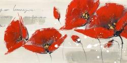 Red flowers with an handwritten typo