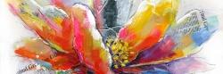 Abstract flower with texture