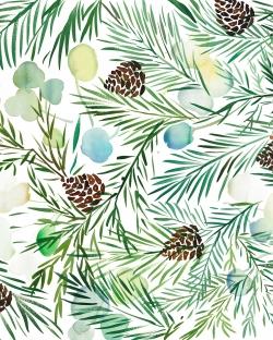 Pine cone pattern
