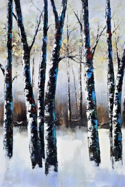 Arbres gelés