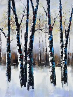 Arbres gelés