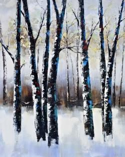 Arbres gelés
