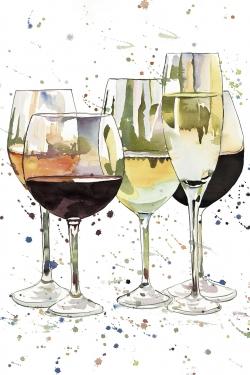 Beautiful wine glasses