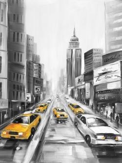Yellow taxis in new york