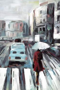 Abstract pedestrian crossing