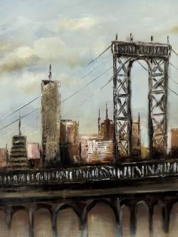 Pont de ville par un jour gris