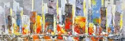 Color splash cityscape