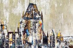 Château frontenac abstrait
