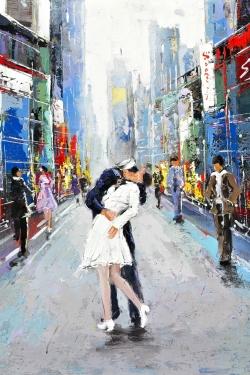 Kiss of times square