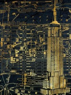 Gold city blue print