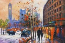 Ville en automne