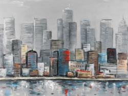 Abstract city skyline