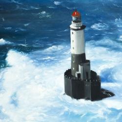 Vagues déchaînées sur le phare