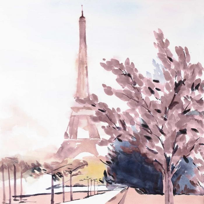 Scene de paris & eiffel