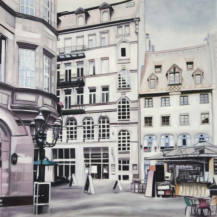 Scène de rue en allemagne