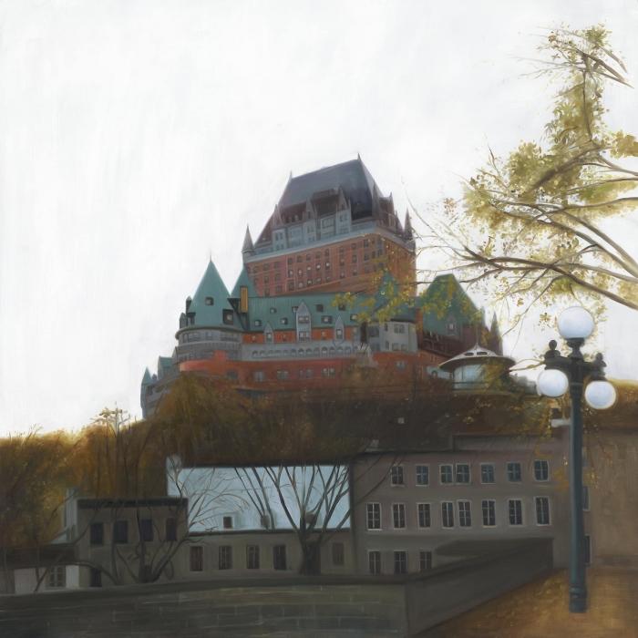 Le château de frontenac in autumn