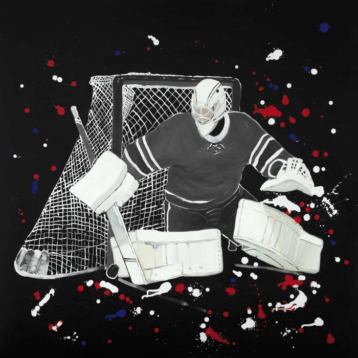 Goalkeeper hockey goal