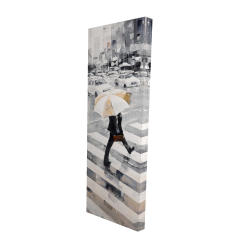 Man walking with his umbrella