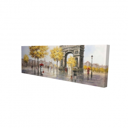 Arc de triomphe to paris