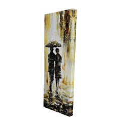 Couple sous la pluie