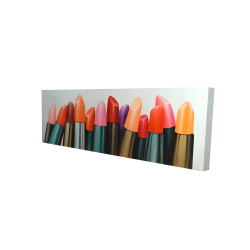 Canvas 20 x 60 - 3D - Lipstick collection