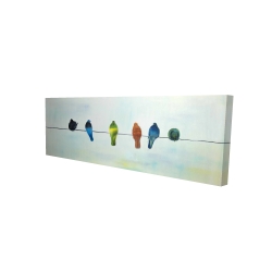 Perched abstract birds