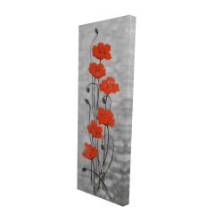Grandes fleurs rouges