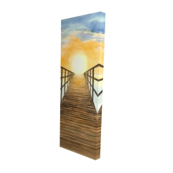 Couché de soleil dans la mer