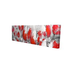 Abstract red tulips