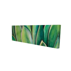 Canvas 20 x 60 - 3D - Watercolor agave plant