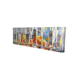 Color splash cityscape