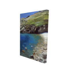 Canvas 24 x 36 - 3D - Spanish coast
