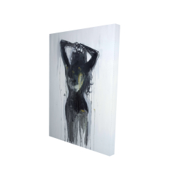 Canvas 24 x 36 - 3D - Female silhouette