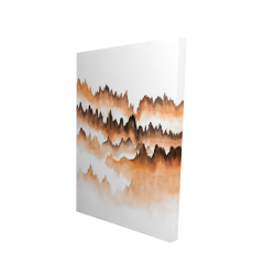 Mountain of fir trees