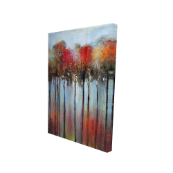 Forêt abstraite et colorée