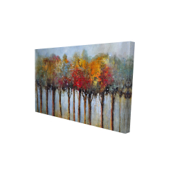 Colorful leaves trees