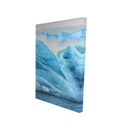 Canvas 24 x 36 - 3D - Icebergs