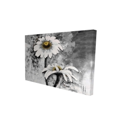 Abstract daisies flowers