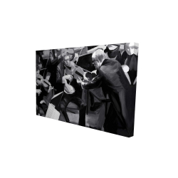 Symphony orchestra performing