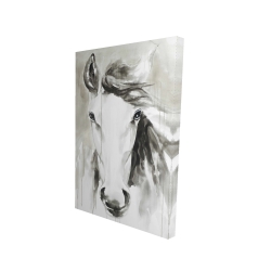 Canvas 24 x 36 - 3D - Beautiful abstract horse
