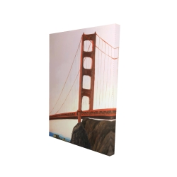 Sunset on the golden gate bridge