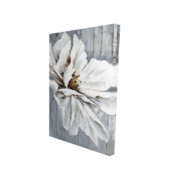 Flower on wood