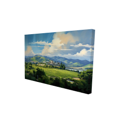 Canvas 24 x 36 - 3D - Peaceful day